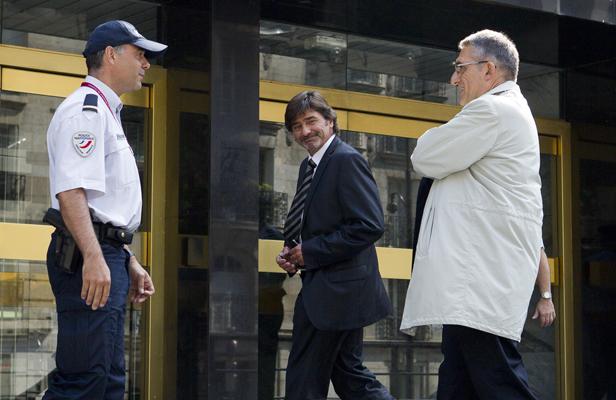 Michel Neyret, à son arrivée au conseil de discipline de la police, le 4 septembre 2012.